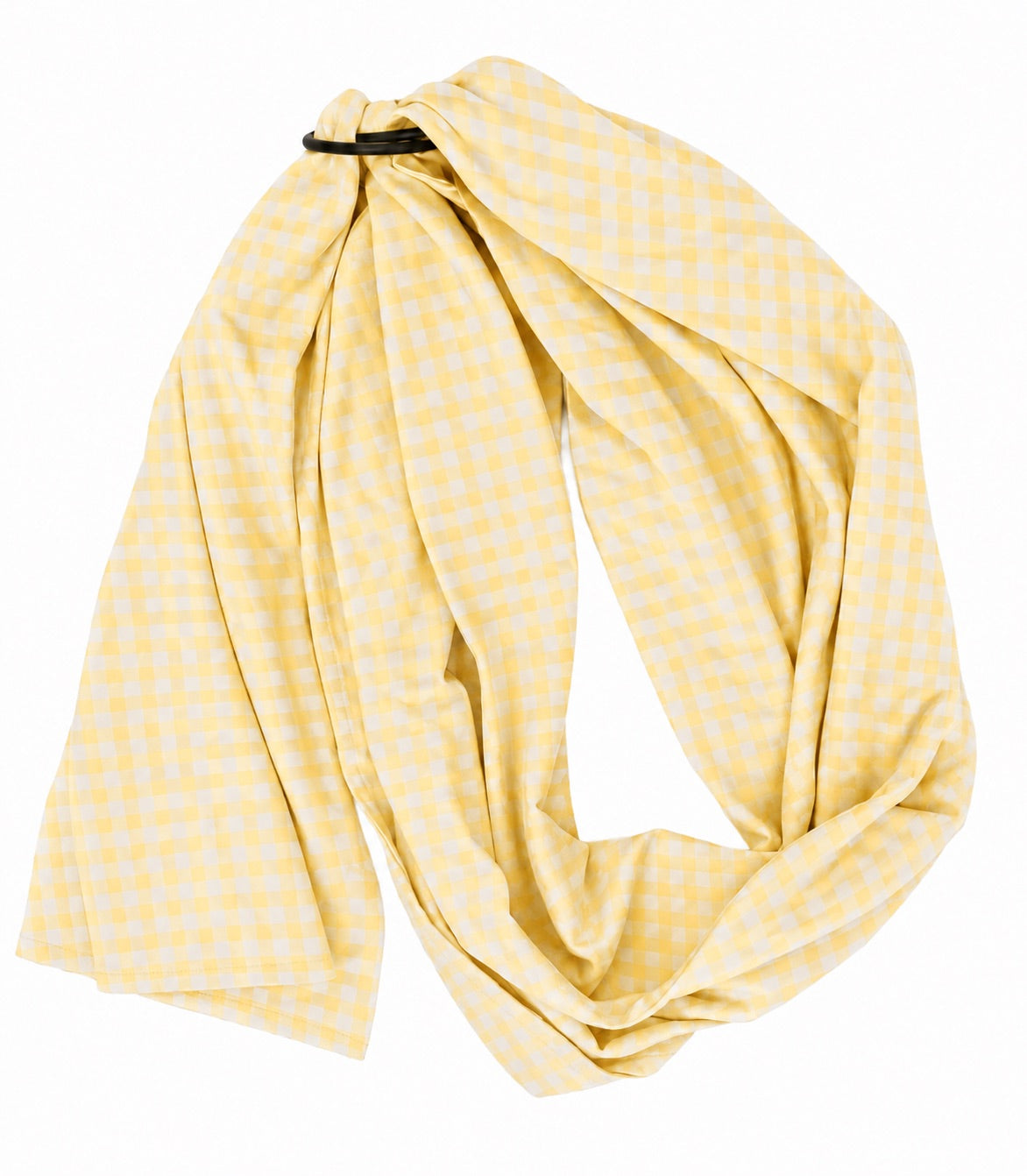 Yellow Gingham Ring Sling Carrier