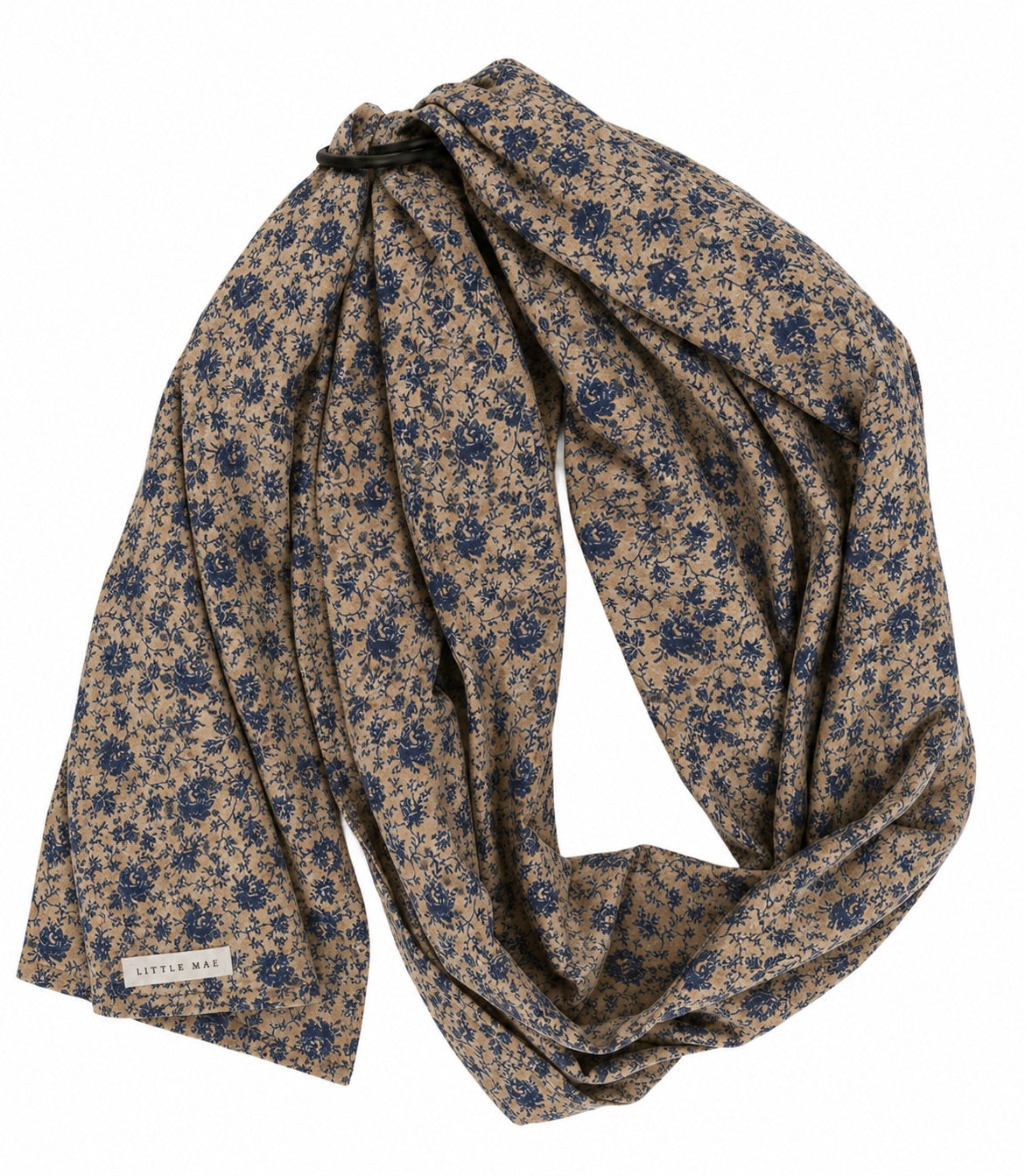 Blue Brown Rose Ring Sling Carrier