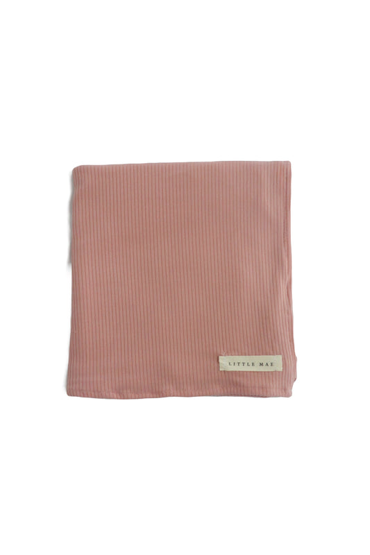 Peony Ribbed Stretch Swaddle