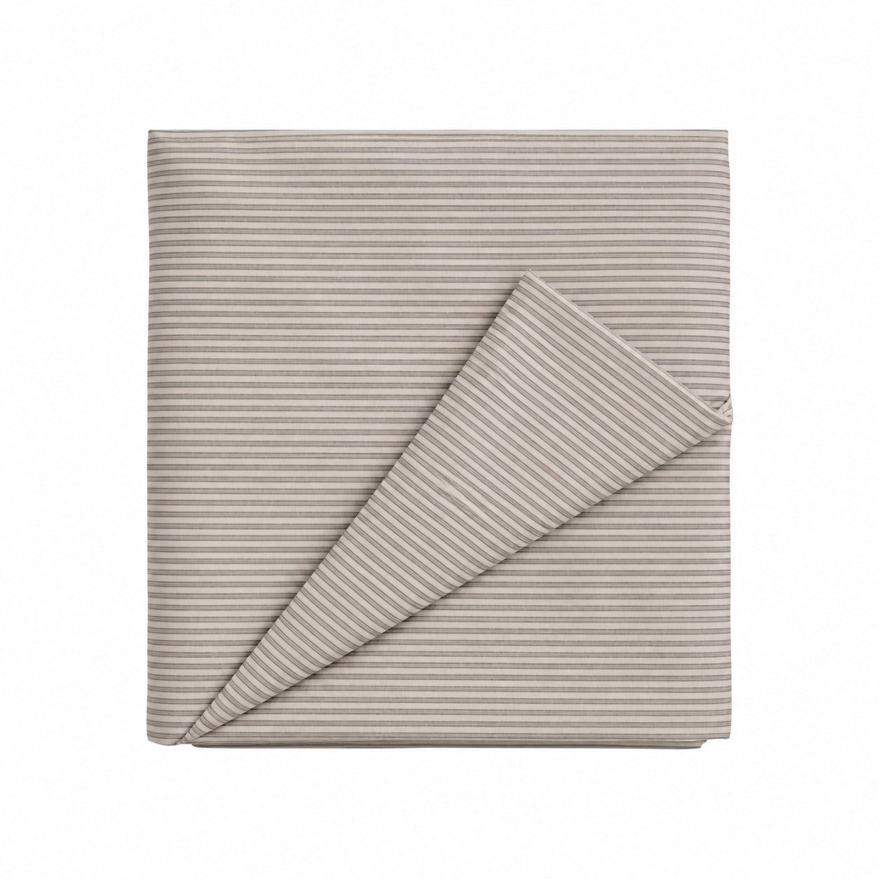 Grey Ivory Stripe Crib Quilted Blanket