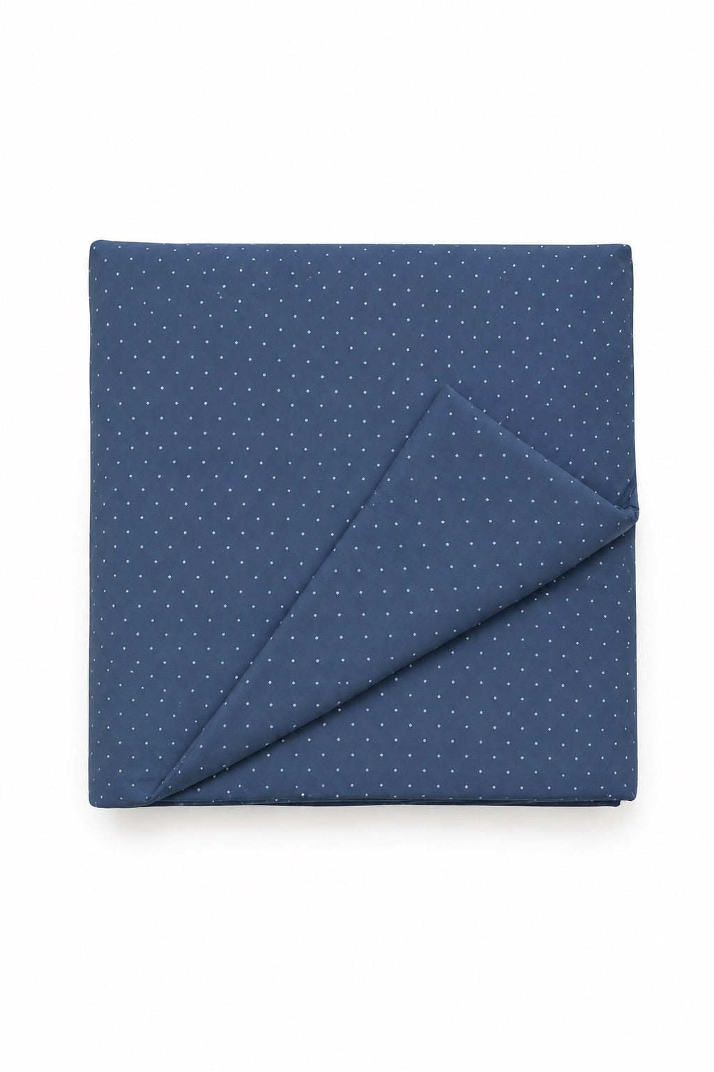 Denim Dot Crib Quilted Blanket