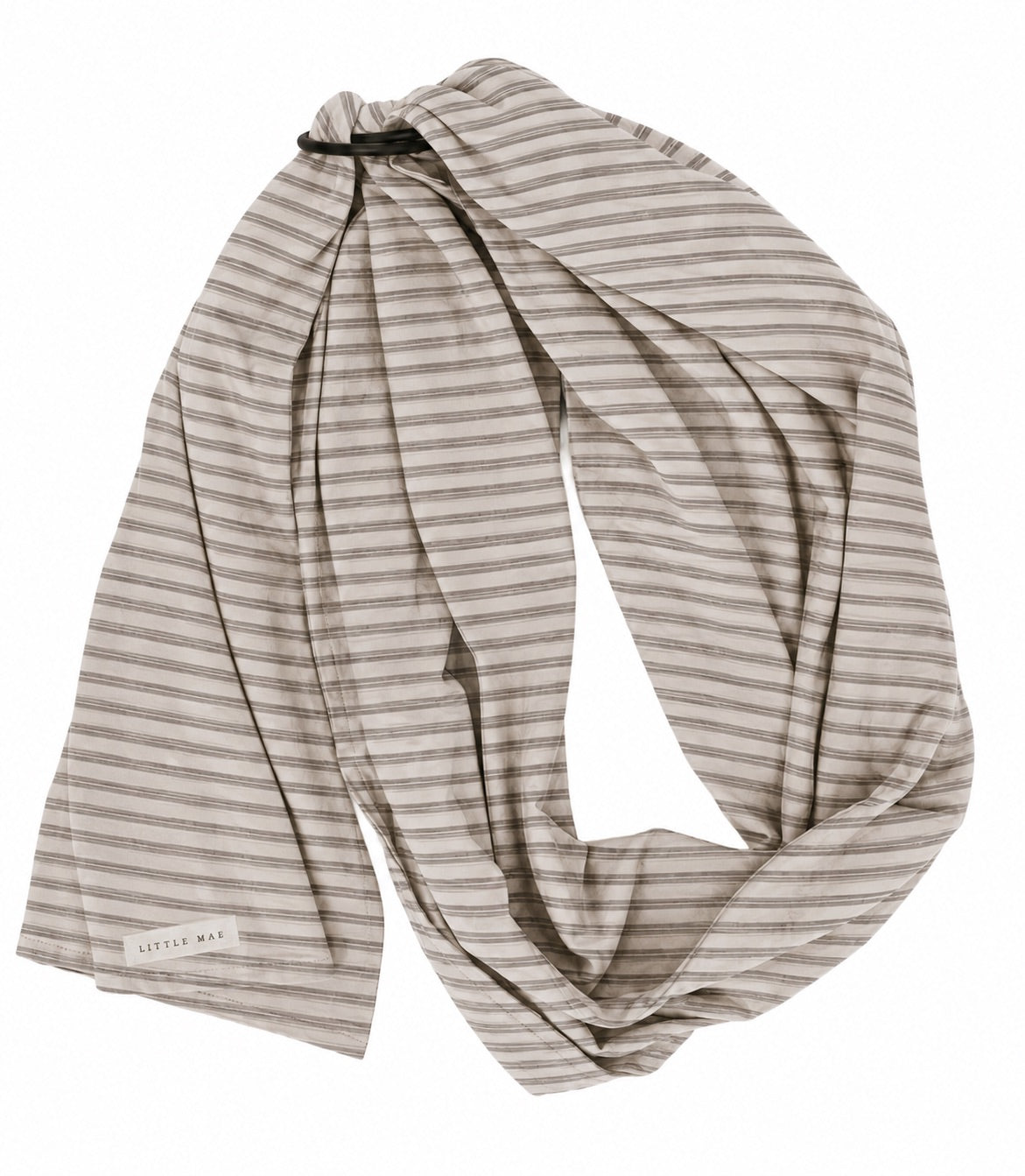 Grey Ivory Stripe Ring Sling Carrier