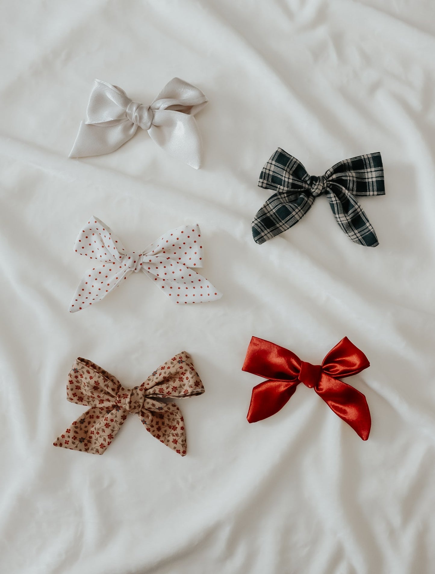 Pine Bow Clips