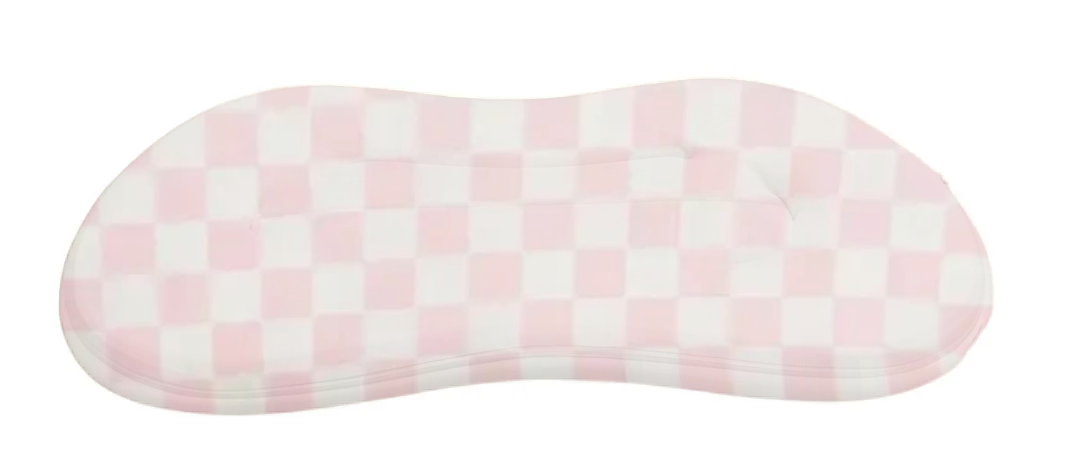 Pink White Checkered New Lounger Curve Cover