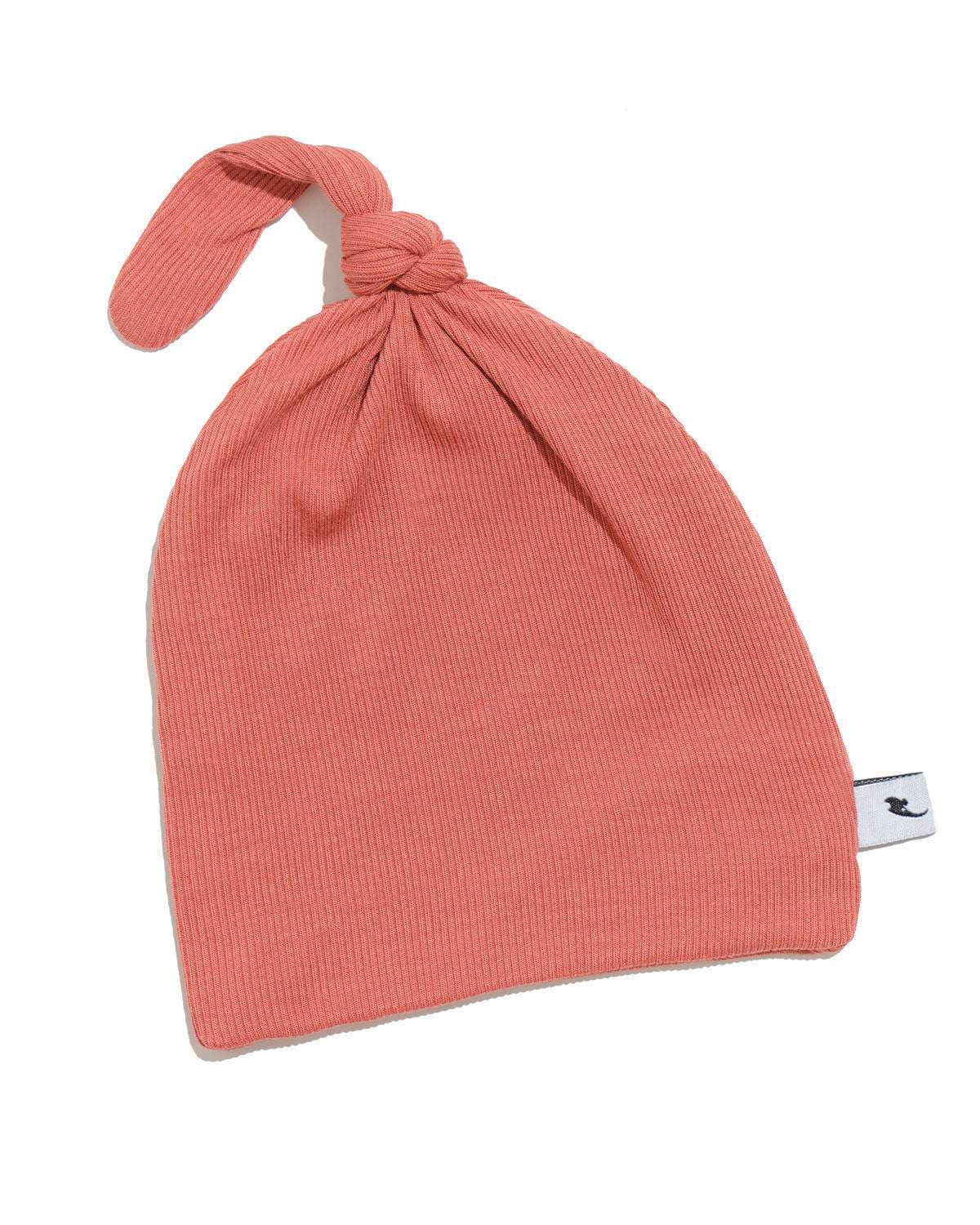 Rose Ribbed Top Knot Hat | Quinn St