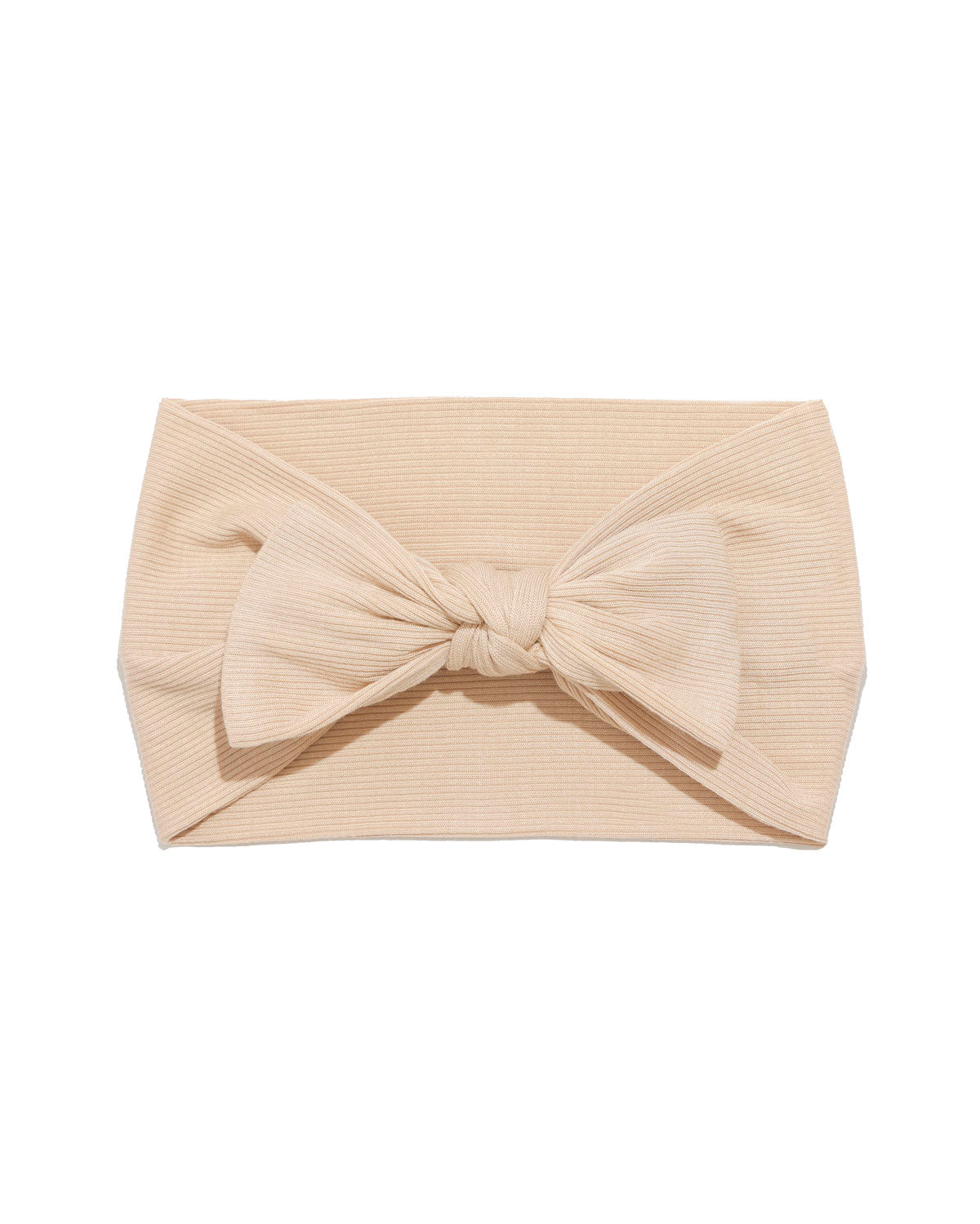 Tan ribbed headband