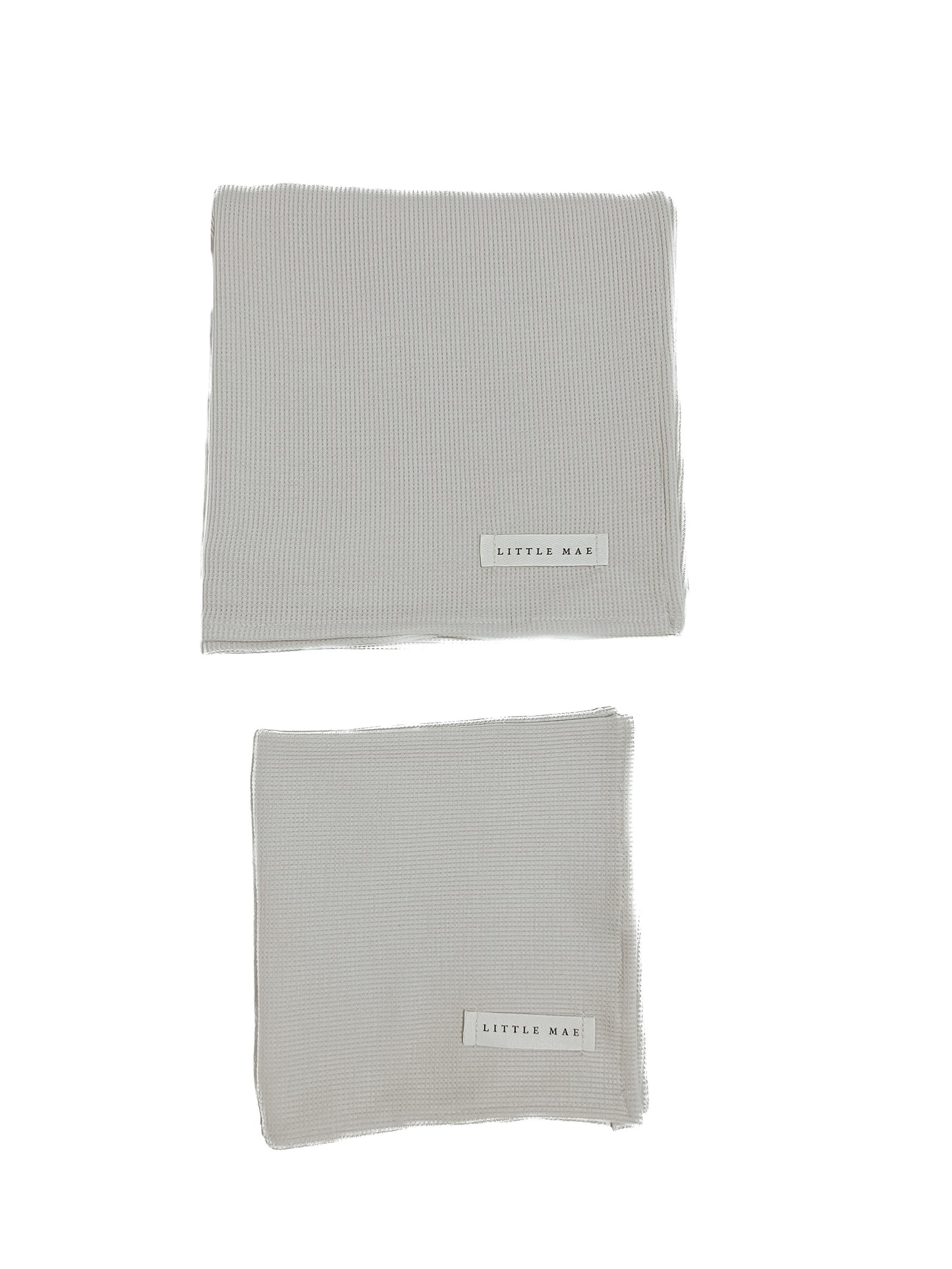 Coco Ivory Waffle Knit Blanket