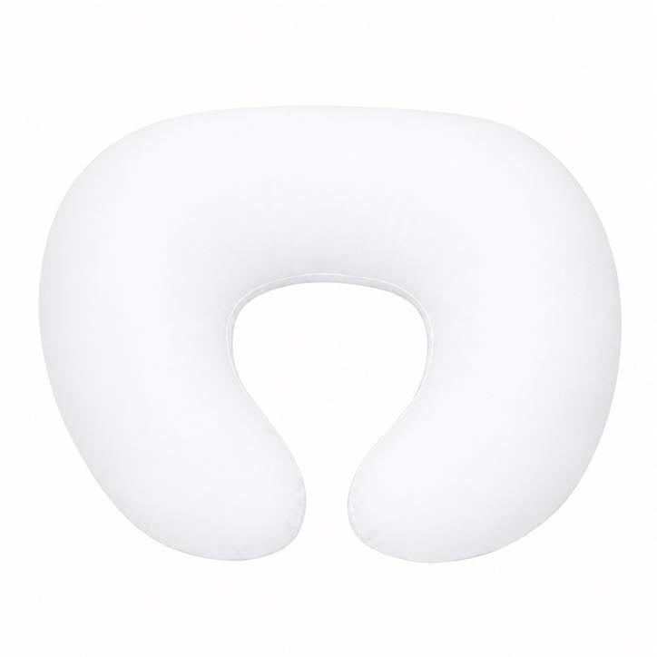 White Ruffle Nursing Pillow Cover