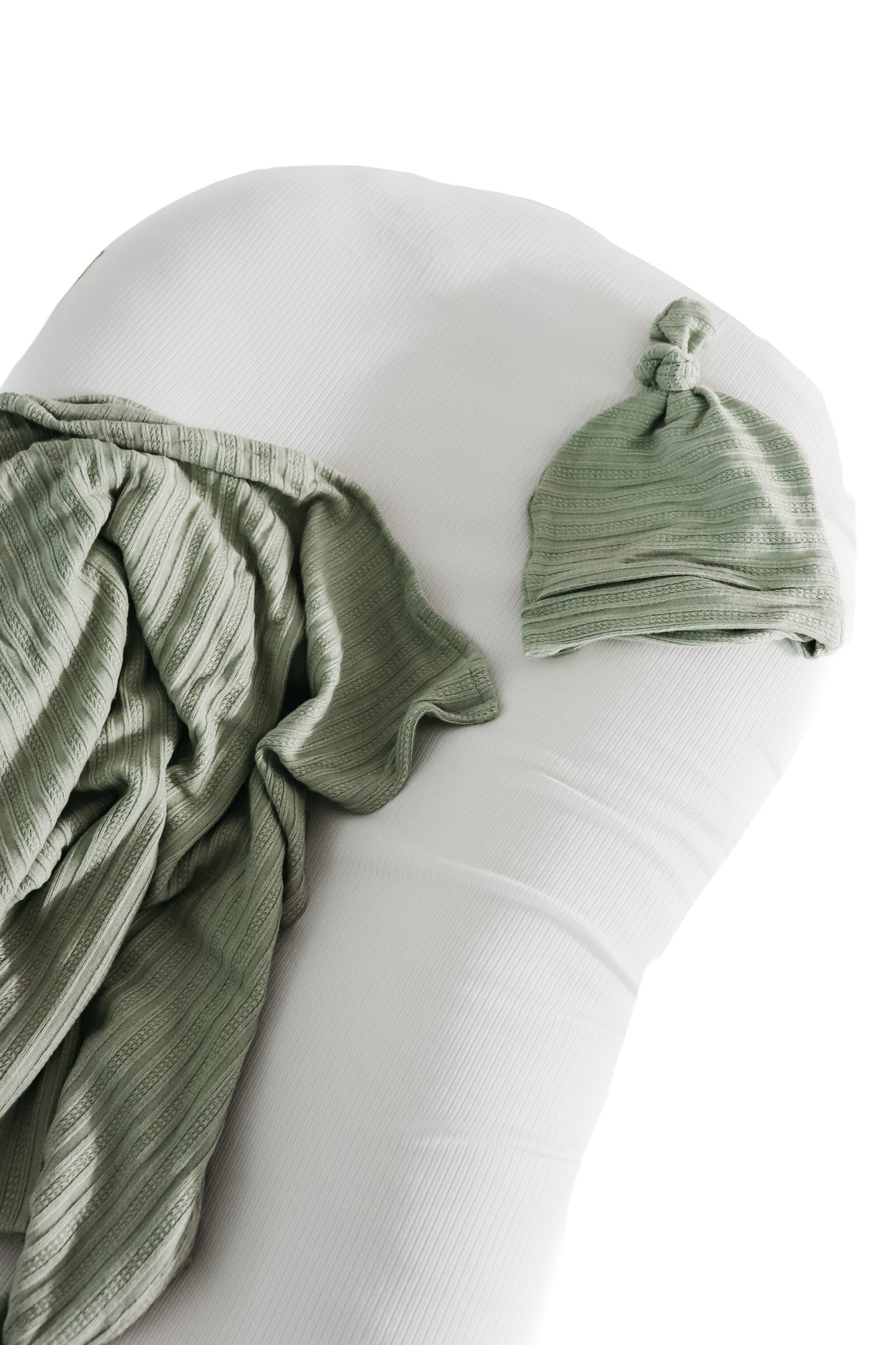 Pearl Ribbed Baby Lounger Cover