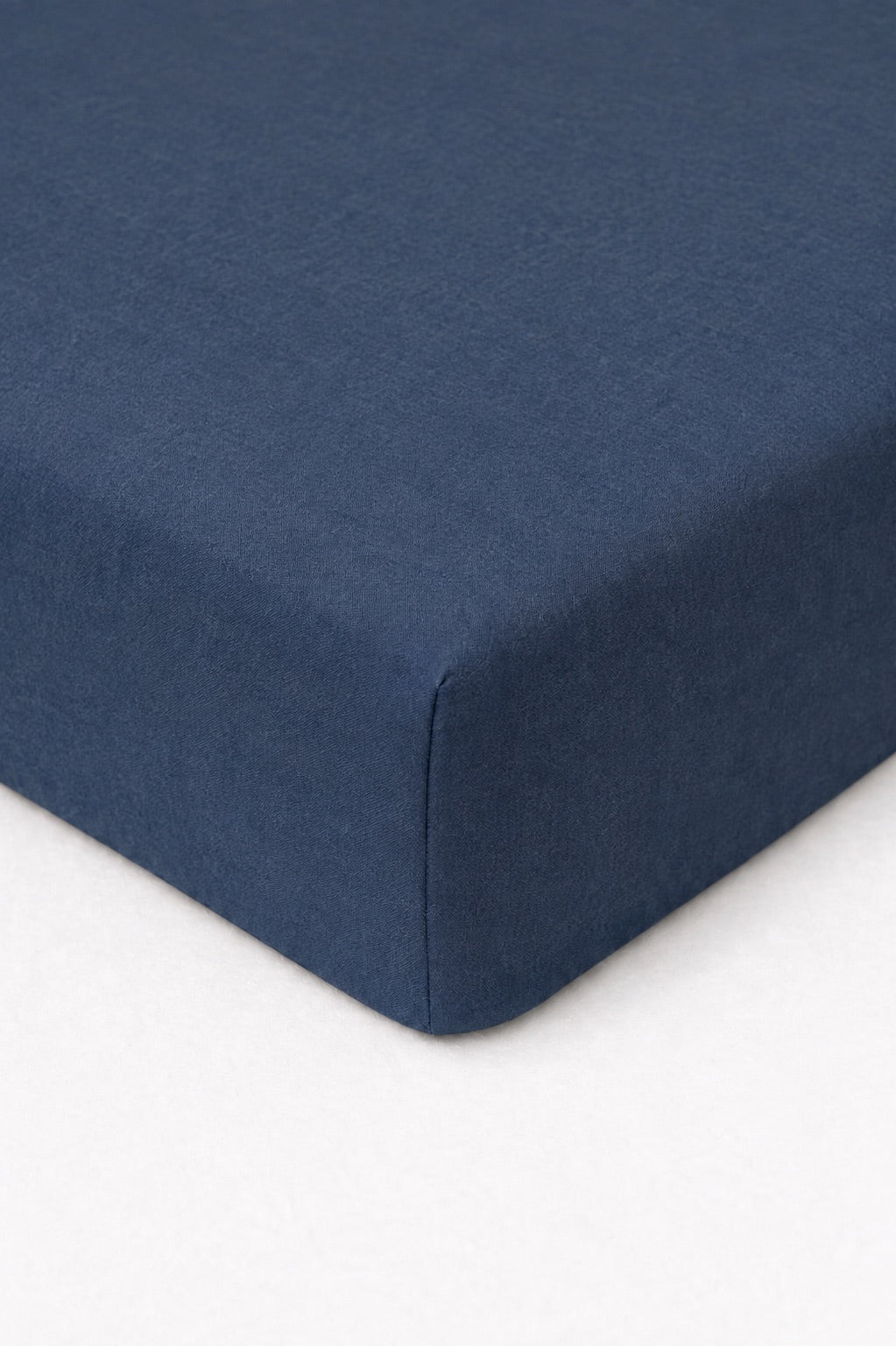 Dark Denim Crib Sheet
