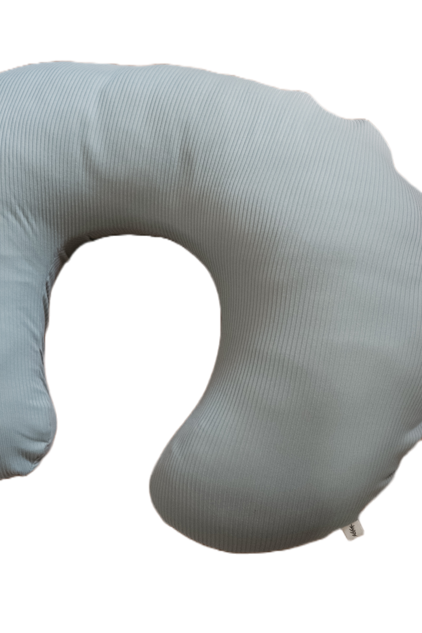 Seafoam Ribbed Nursing Pillow Cover