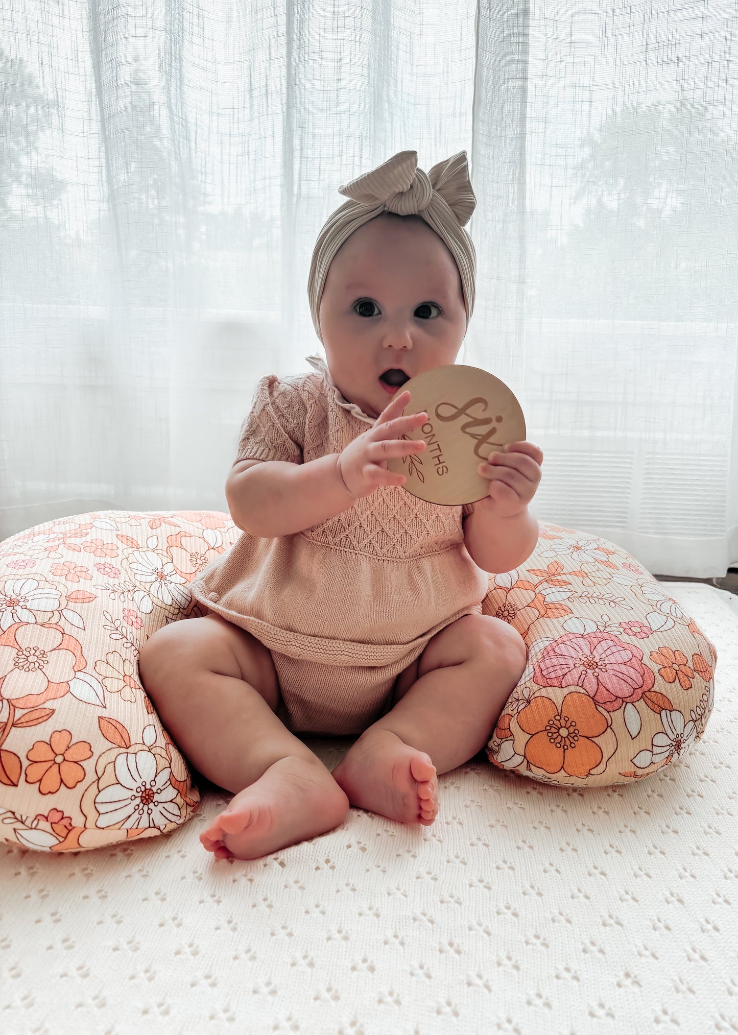 Peach Fuzz Nursing Pillow Cover