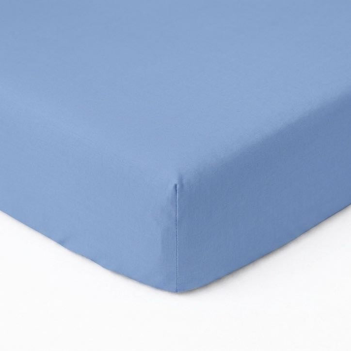 Blue Crib Sheet