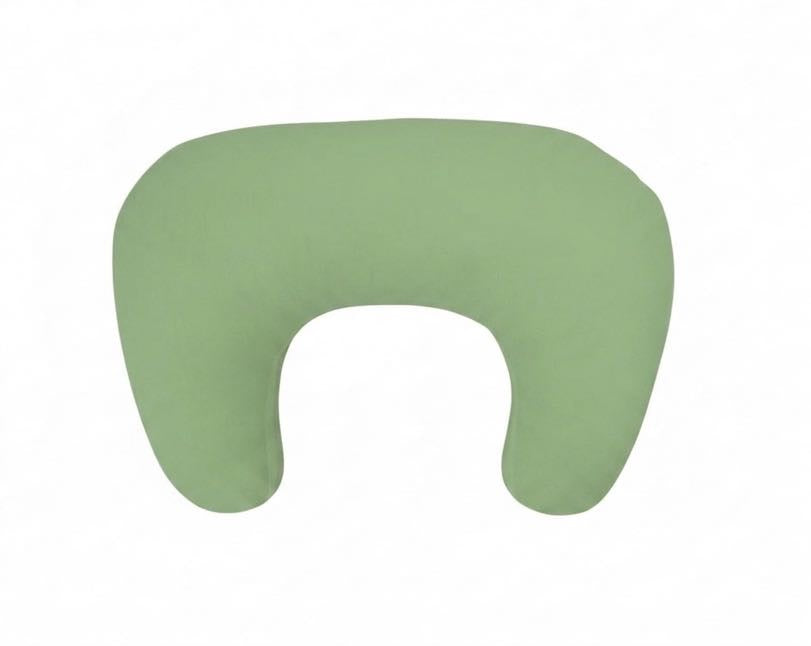 Green Ruffle Nursing Pillow Cover