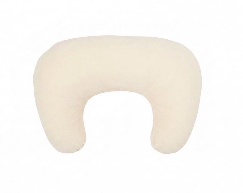 Cream Ruffle Nursing Pillow Cover