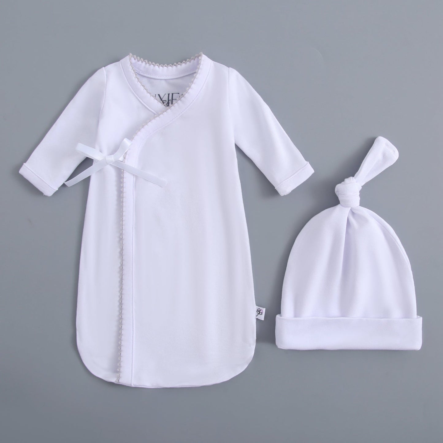 Bereavement Gown & Hat Set