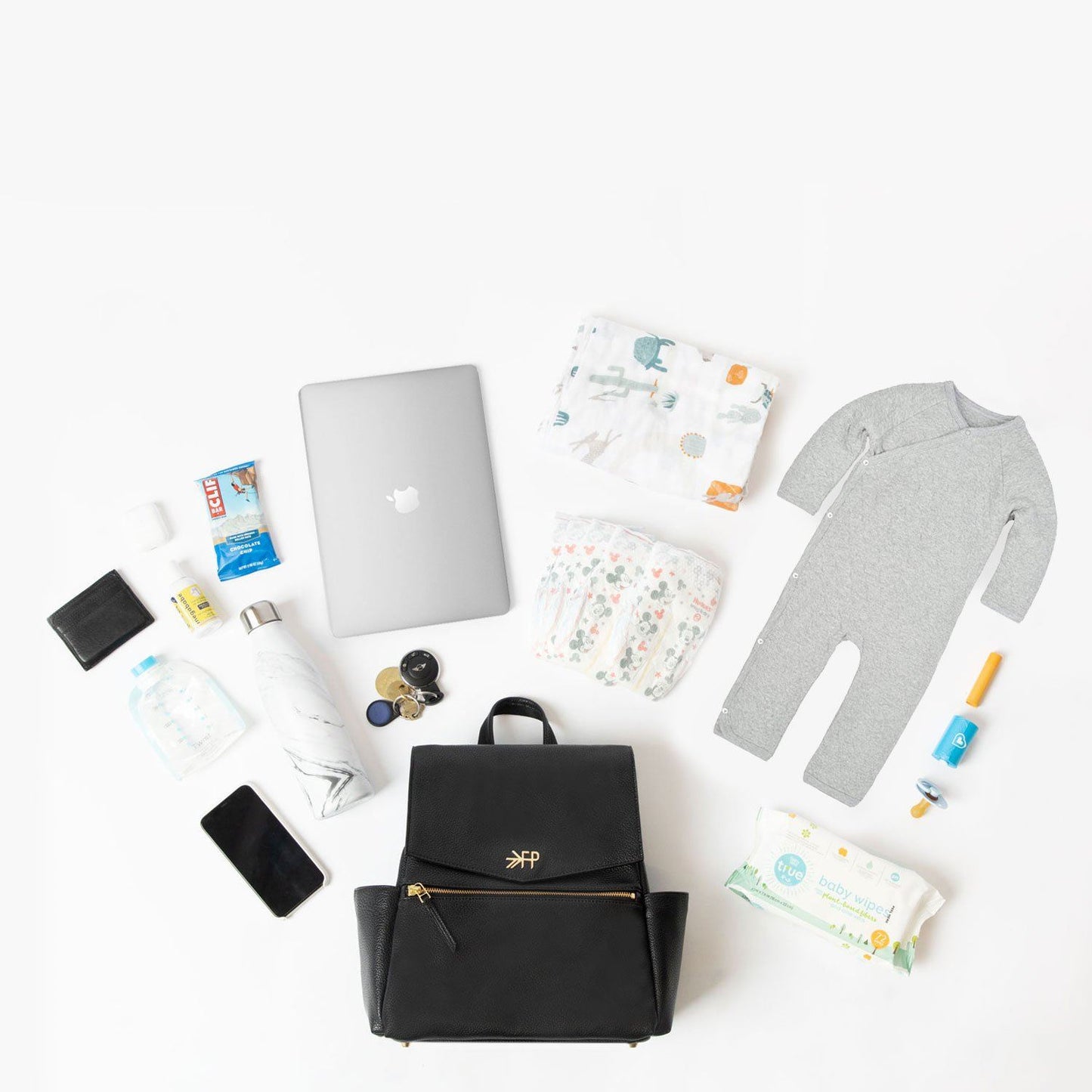 Cognac Mini Classic Diaper Bag II