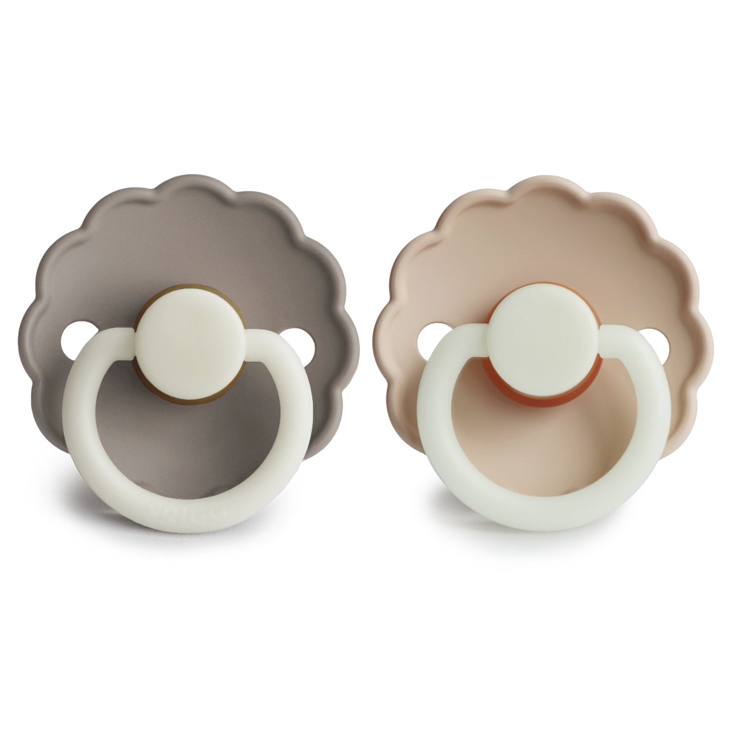 FRIGG Daisy Night Natural Rubber Pacifier 2-Pack