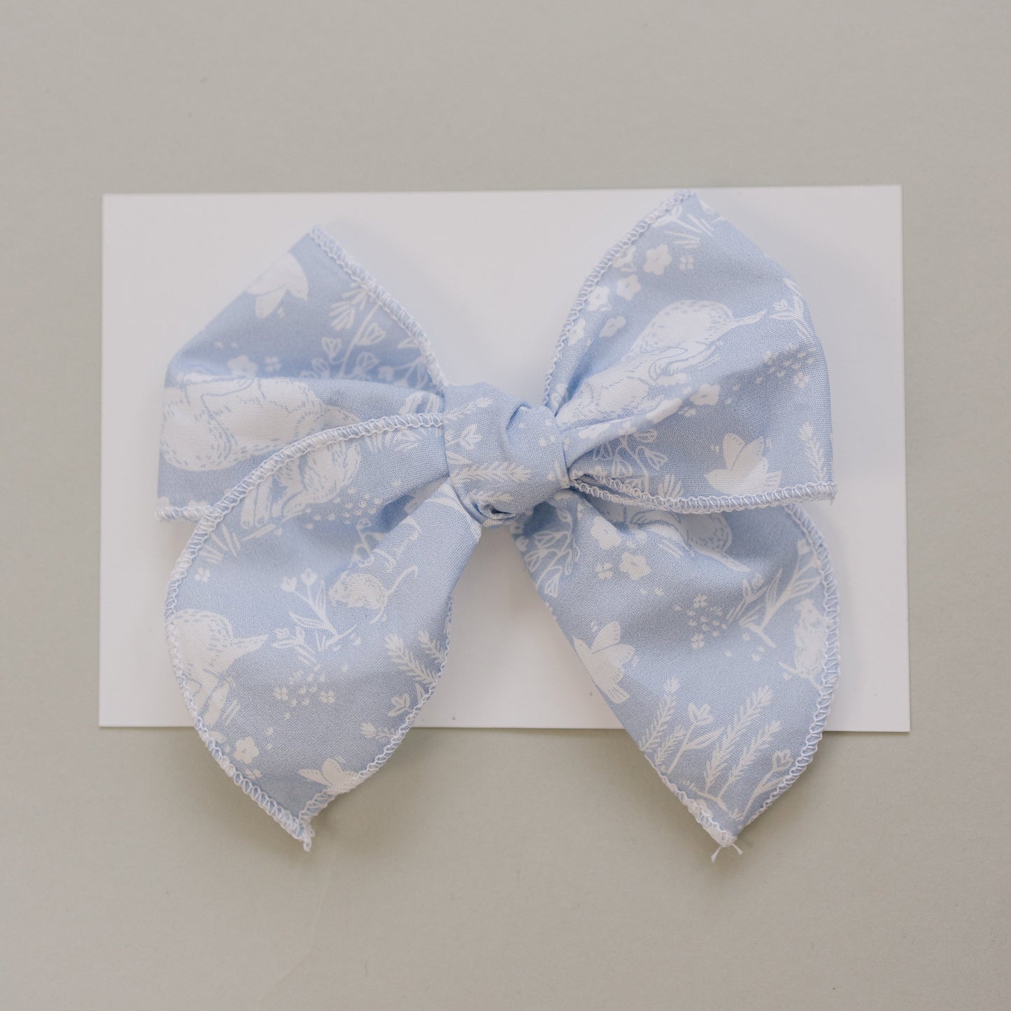 Blue Bunny Hair Bows