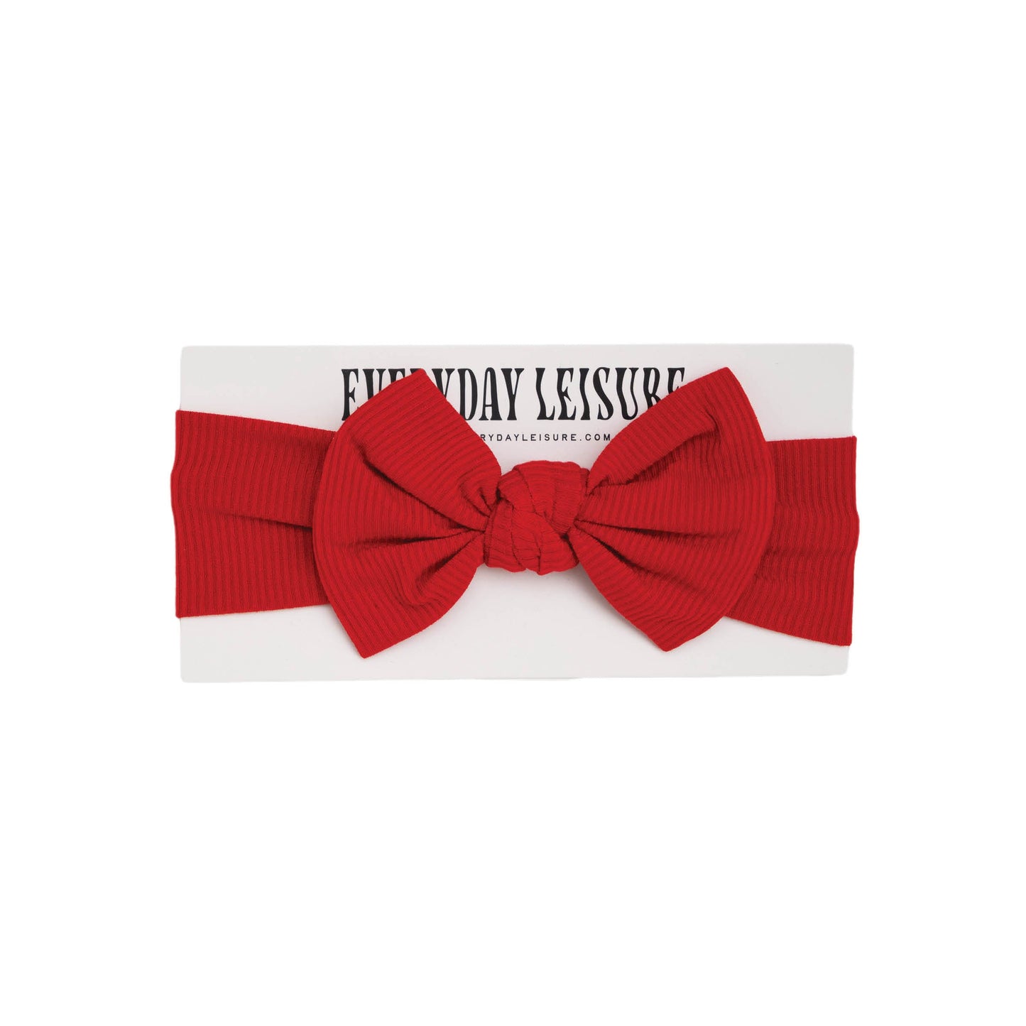 Crimson Red | Ribbed Bamboo Viscose Head Wrap