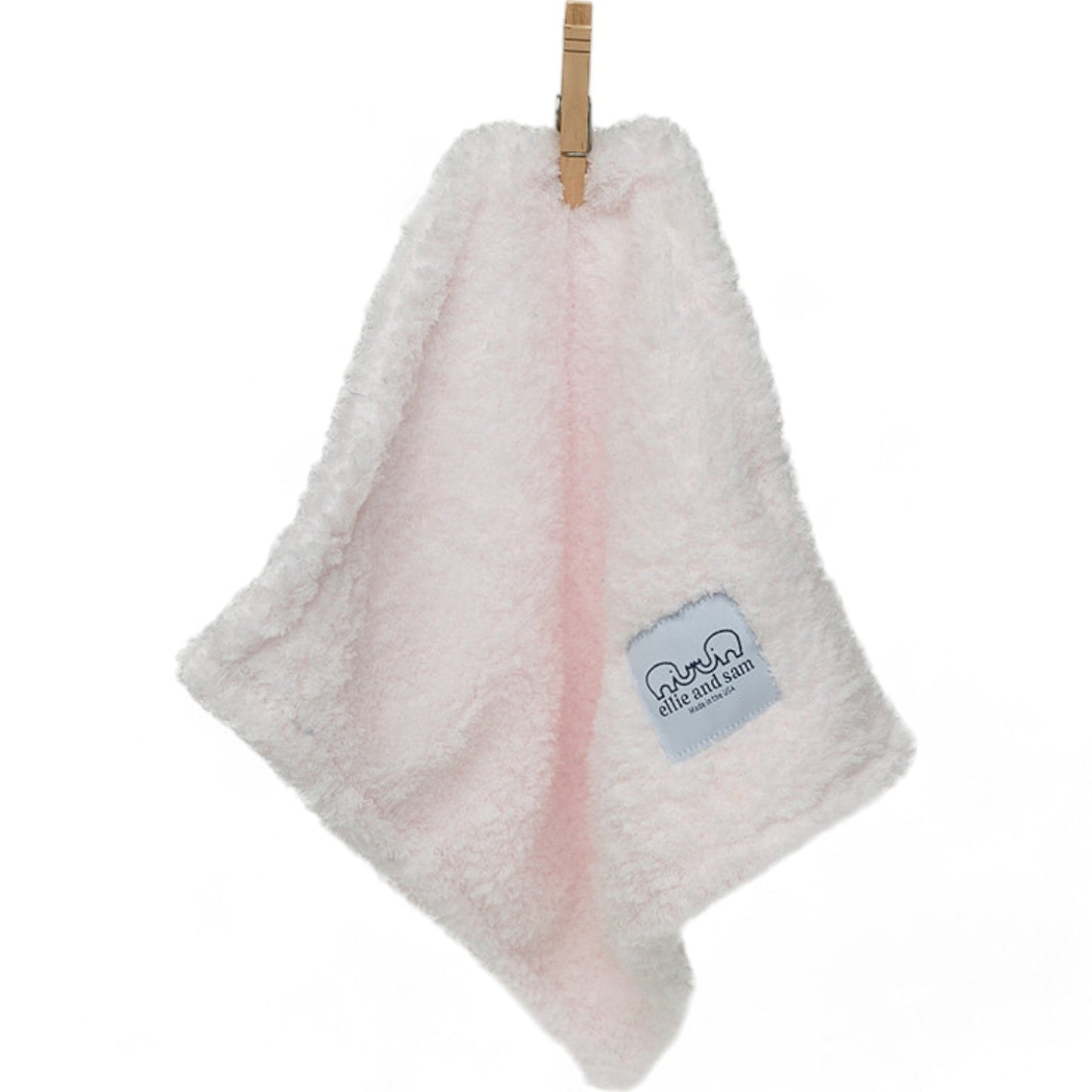 Classic Chenille Baby Lovey Security Blanket – Pink