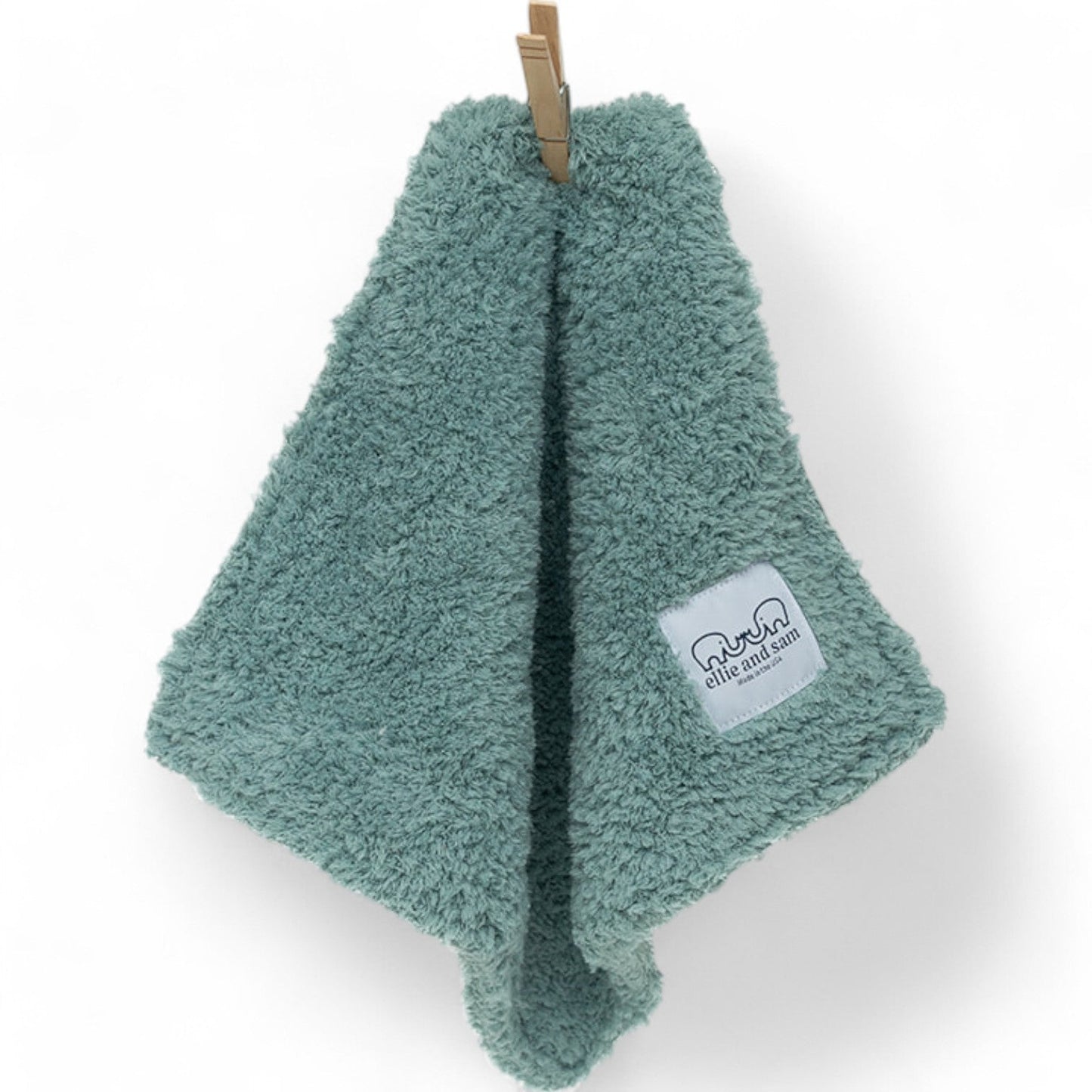 Classic Chenille Baby Lovey Security Blanket – Sage