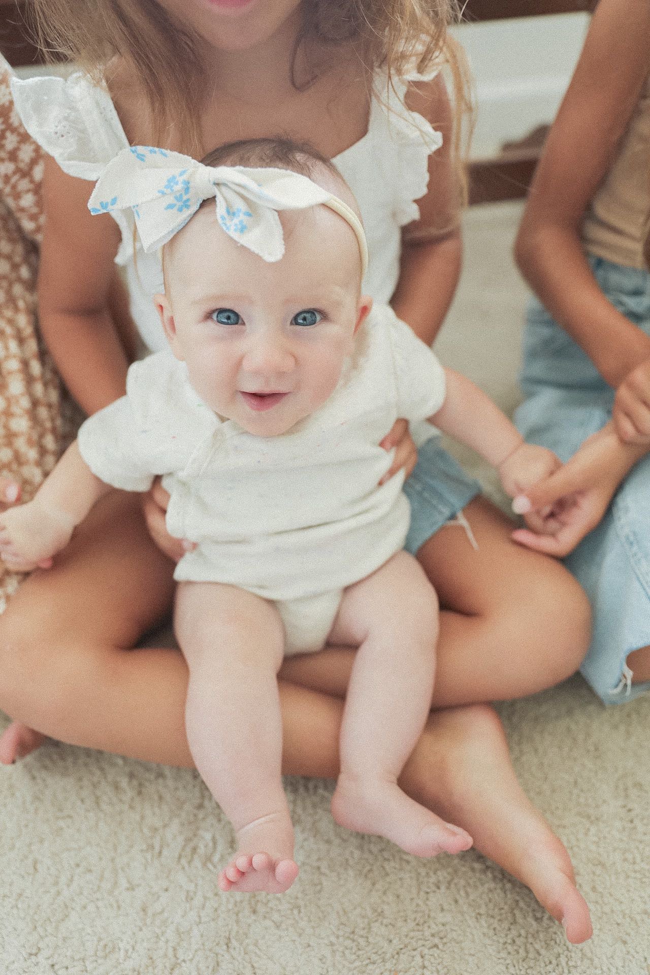 Bluebell Mini Pinwheel Bow
