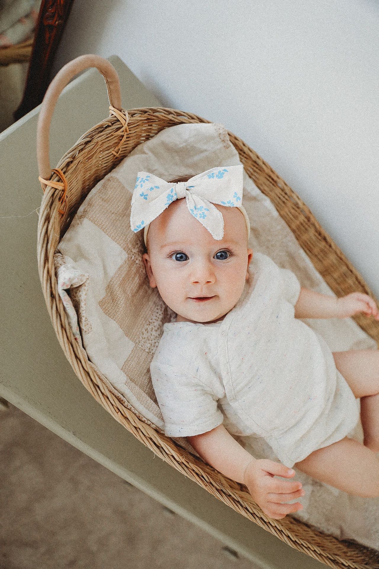 Bluebell Mini Pinwheel Bow