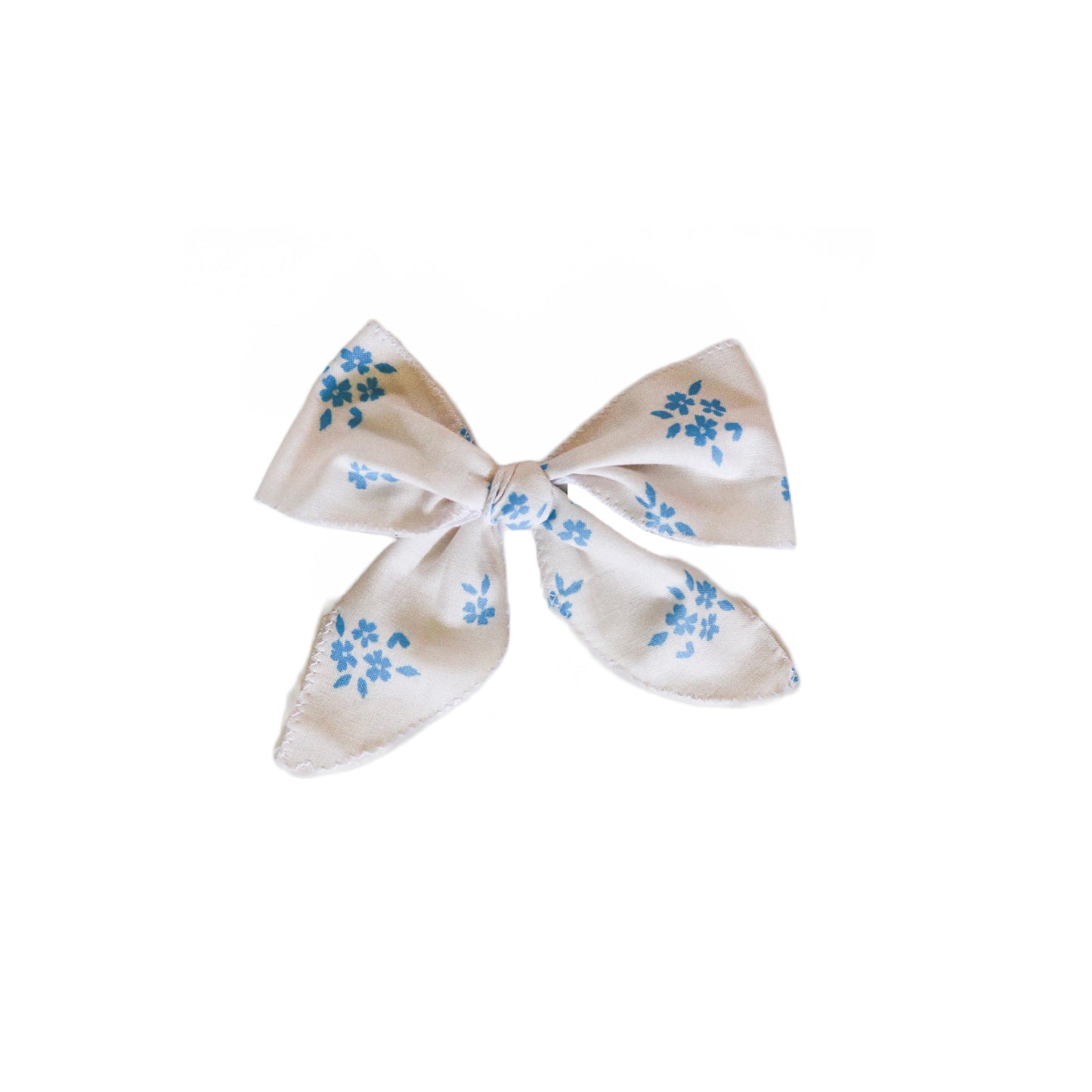 Bluebell Pinwheel Bow Clip