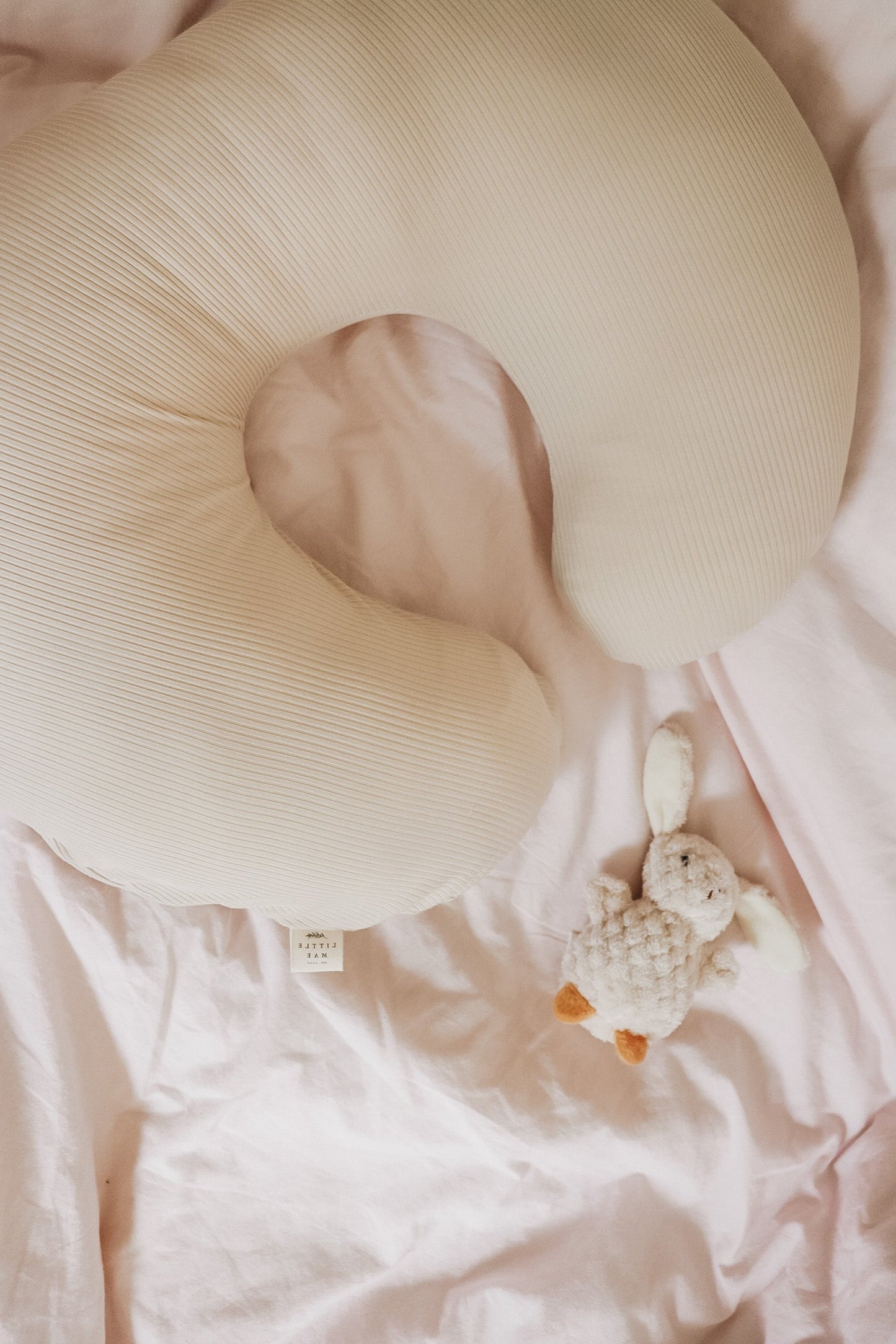 Wholesale Oat Ribbed Nursing Pillow Cover
