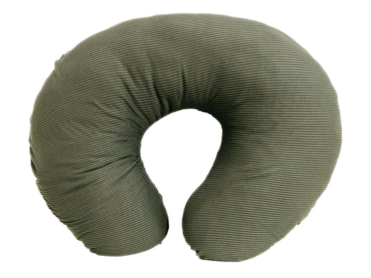 Moss Ribbed Nursing Pillow Cover