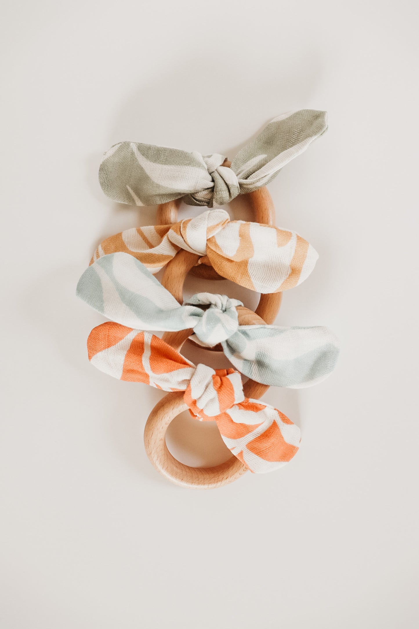 Coral Palm Knot Teether