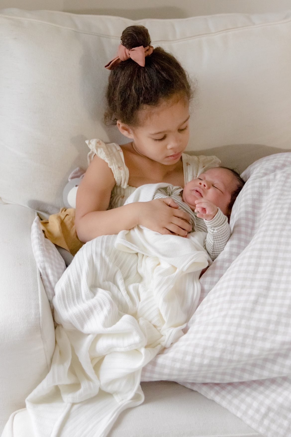 Cloud Knit Pointelle Stretch Swaddle