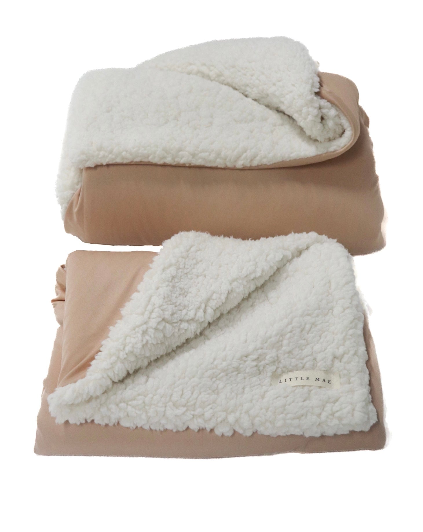 White 2024 sherpa blanket