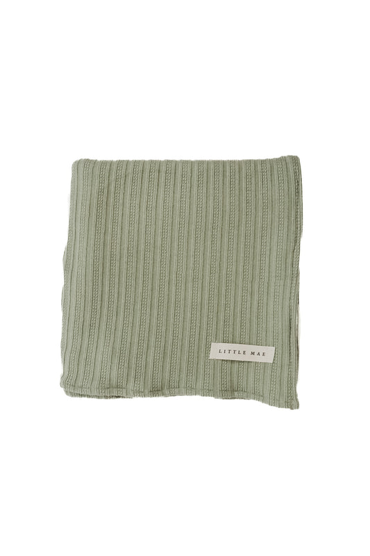 Aloe Knit Pointelle Stretch Swaddle