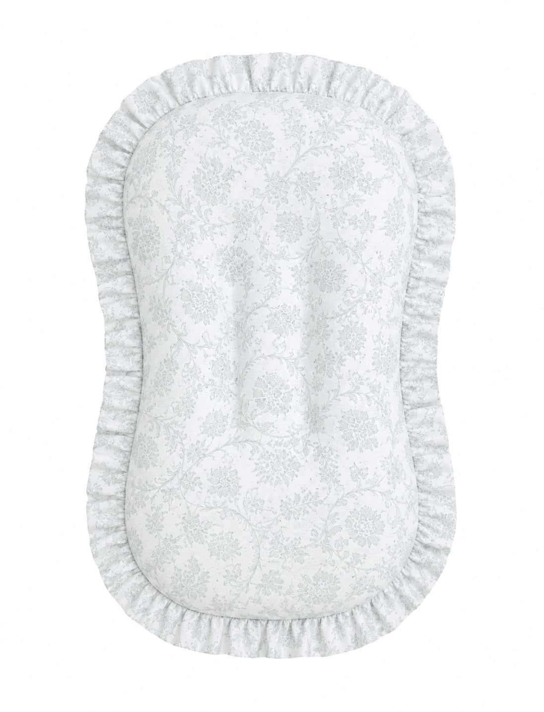Sage Green Ruffle Baby Lounger Cover