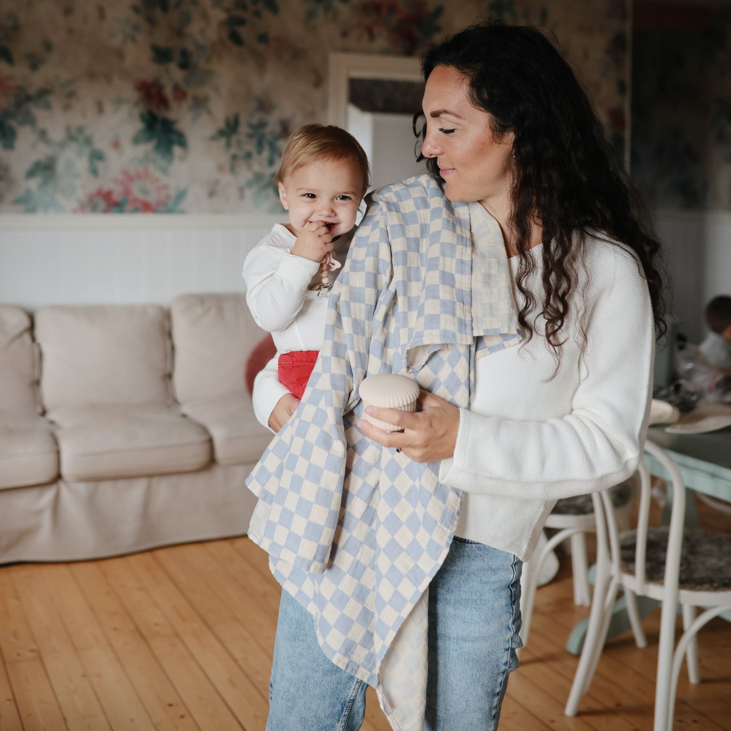 Organic Cotton Muslin Swaddle Blanket