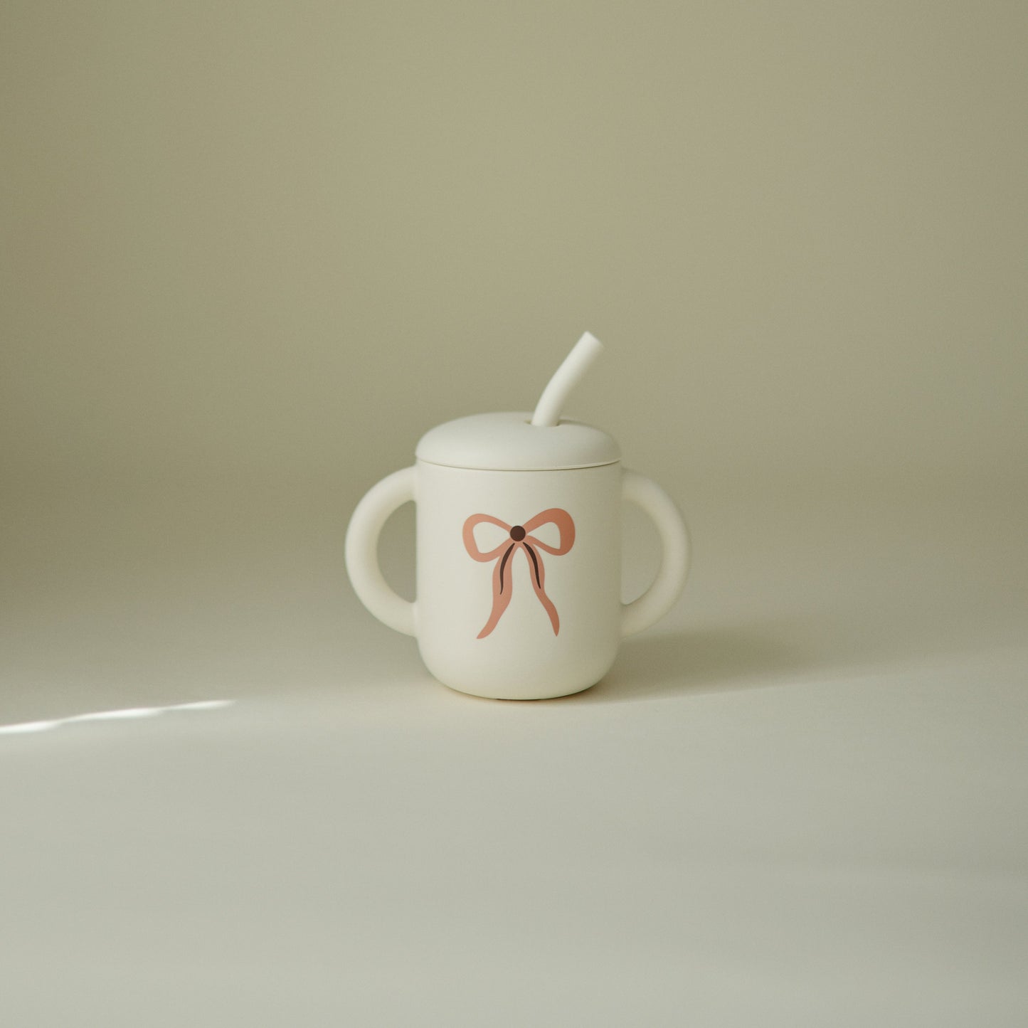 Silicone Training Cup + Straw