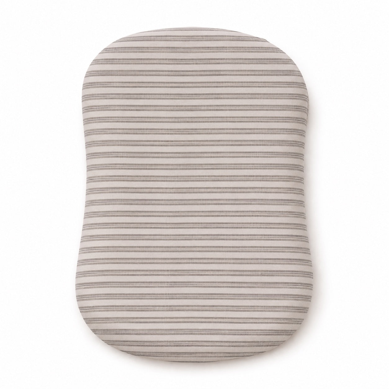 Grey Ivory Stripe Baby Lounger Cover