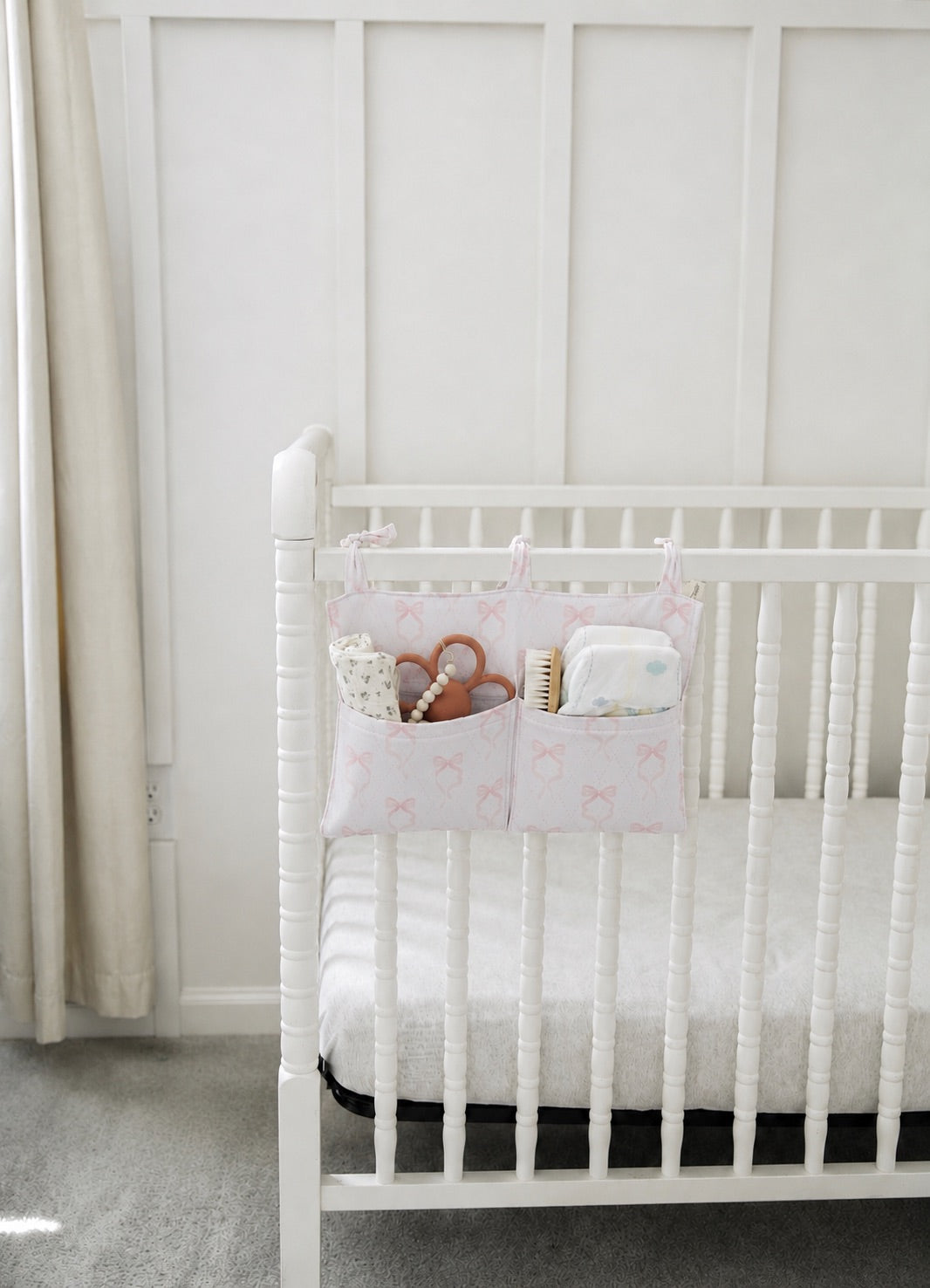 Crib Diaper Caddy Storage Organizer Nursery Room