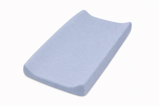 Light Denim Changing Pad Cover