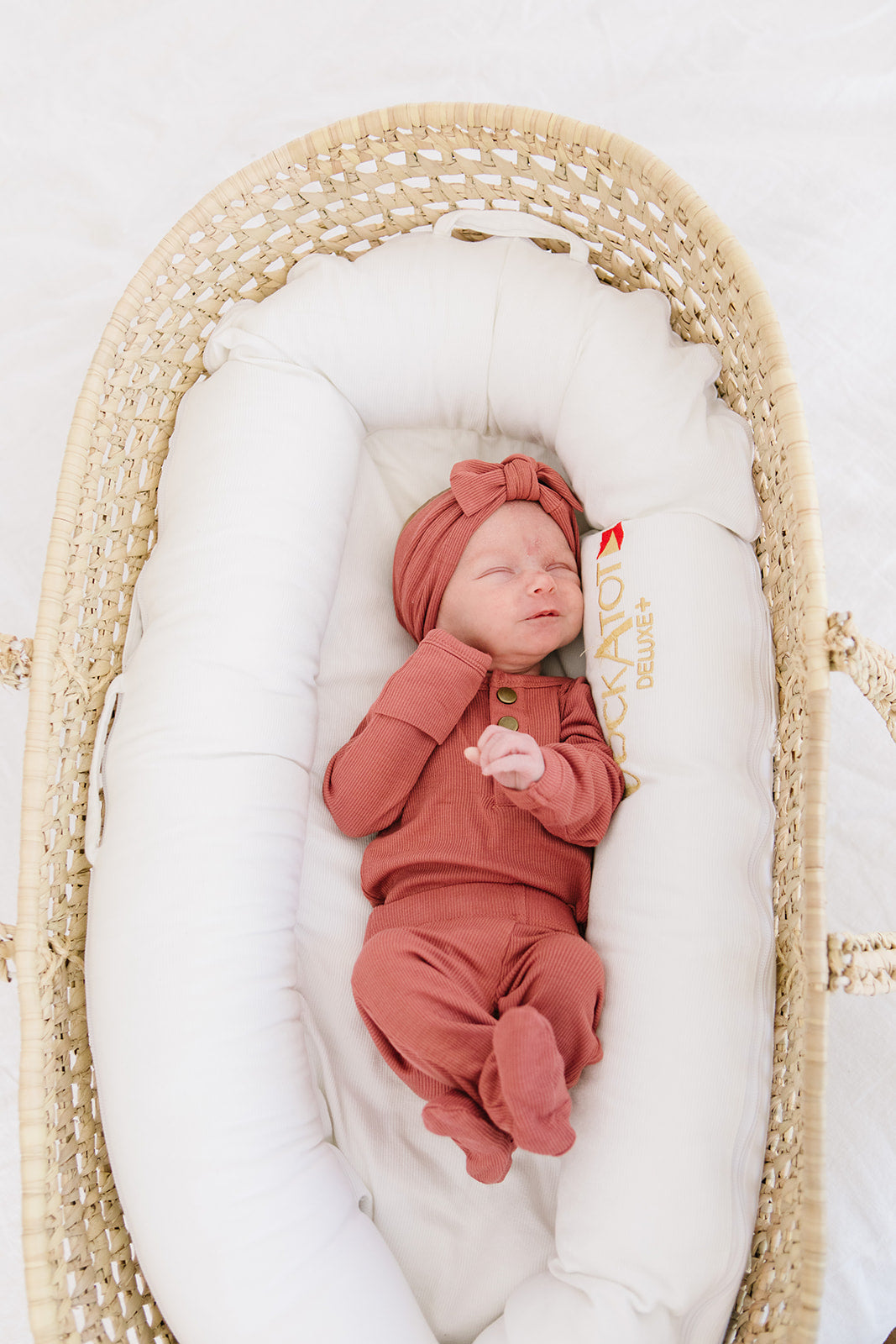 Rose ribbed two-piece set