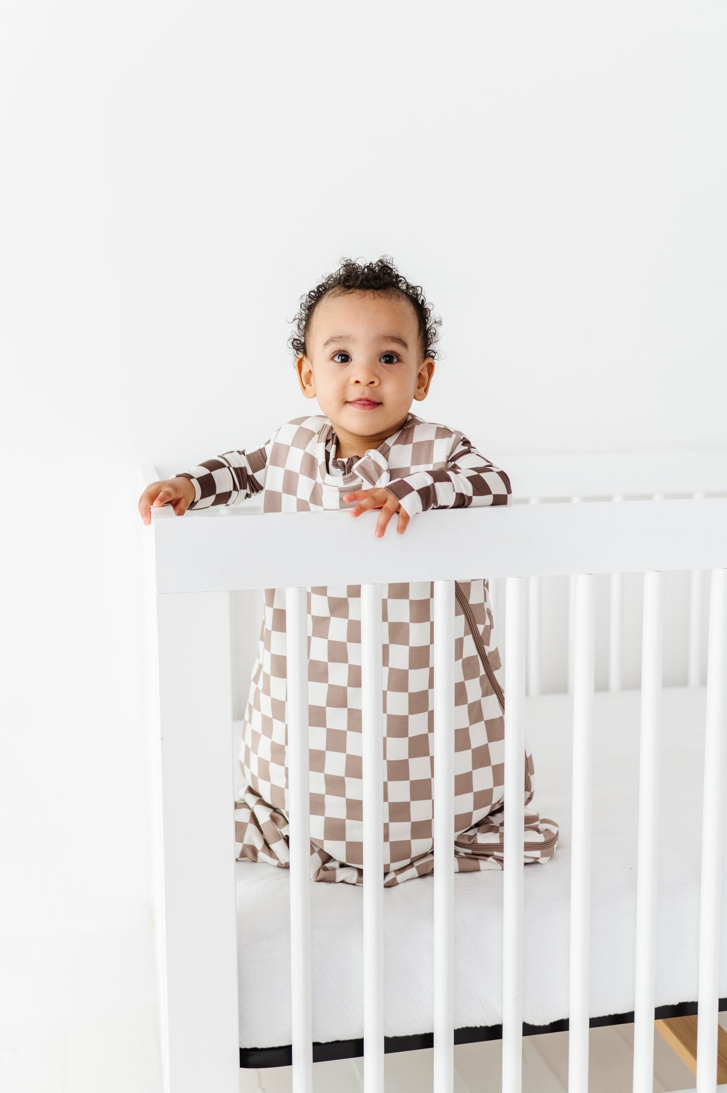 BAMBOO SLEEP BAG -  TAN CHECKERS