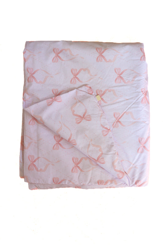 Ribbon Crib Quilted Blanket