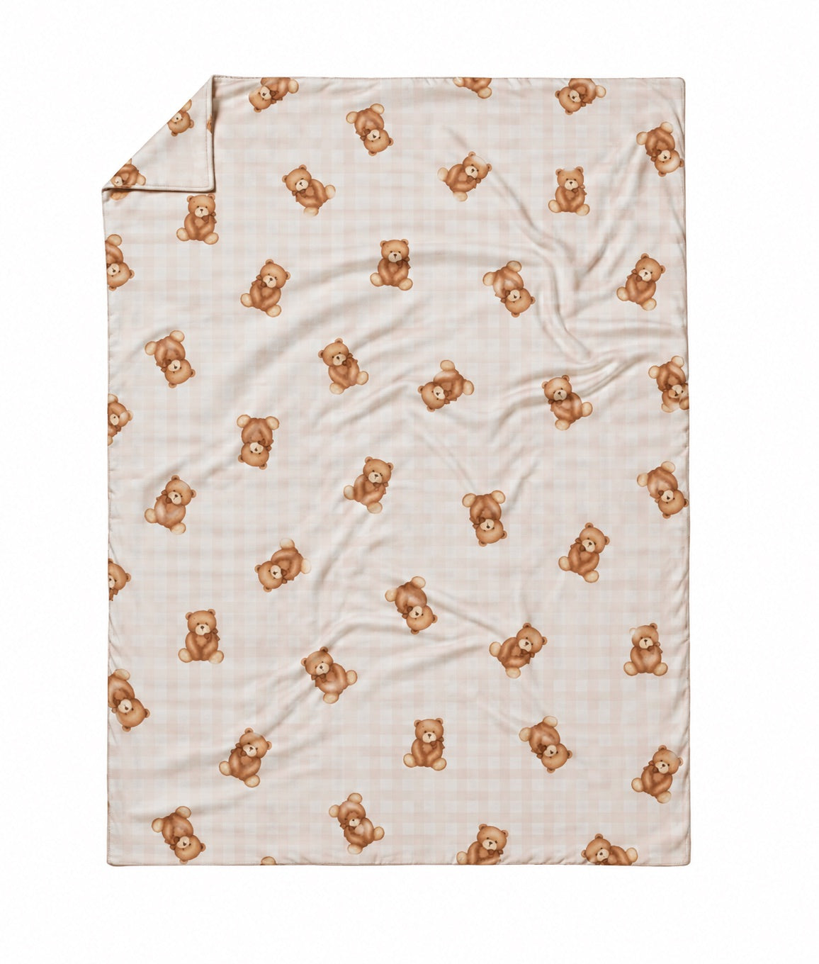 Gingham Duvet Toddler Cover