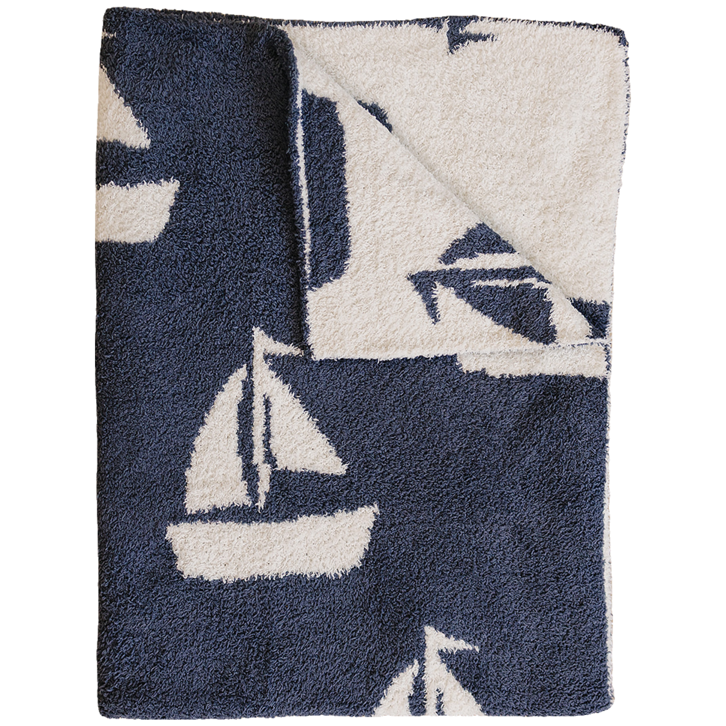 Sailboat Plush Blanket