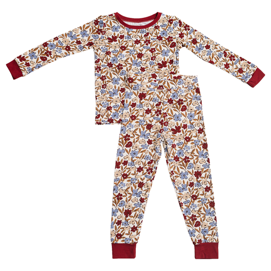 Desert Floral Ribbed Bamboo Cozy Set