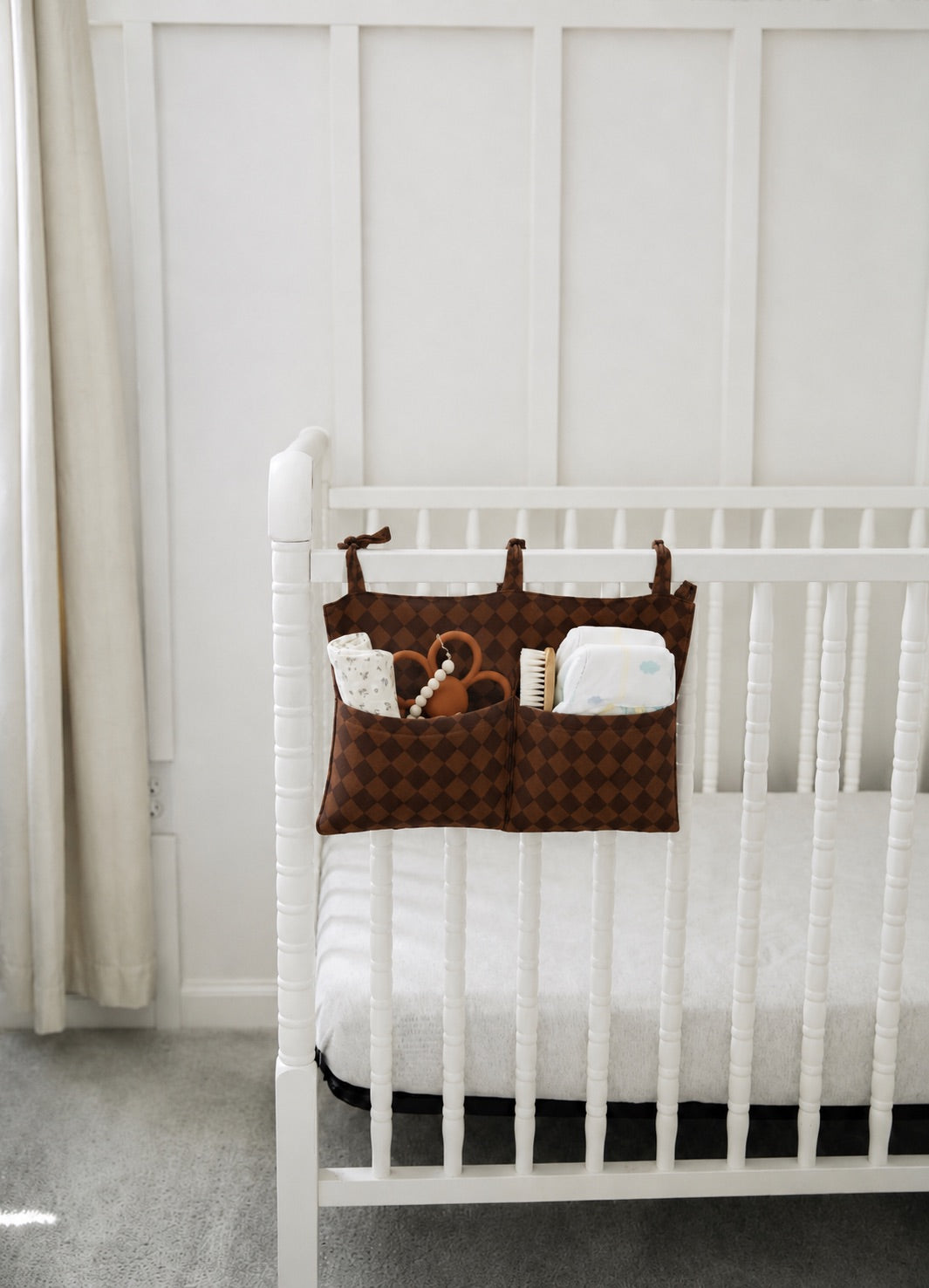 Crib Diaper Caddy Storage Organizer Nursery Room