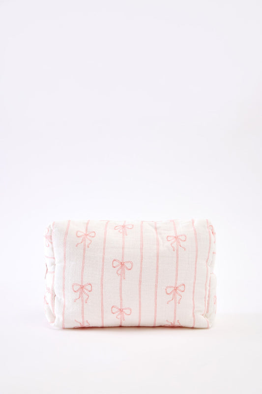 Diaper Pouch - Ribbon/Pink