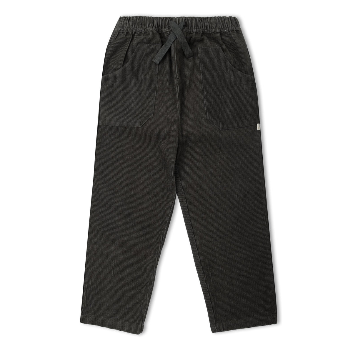 Organic Corduroy Pants - Charcoal